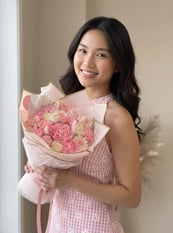 Soy wax candle bouquets