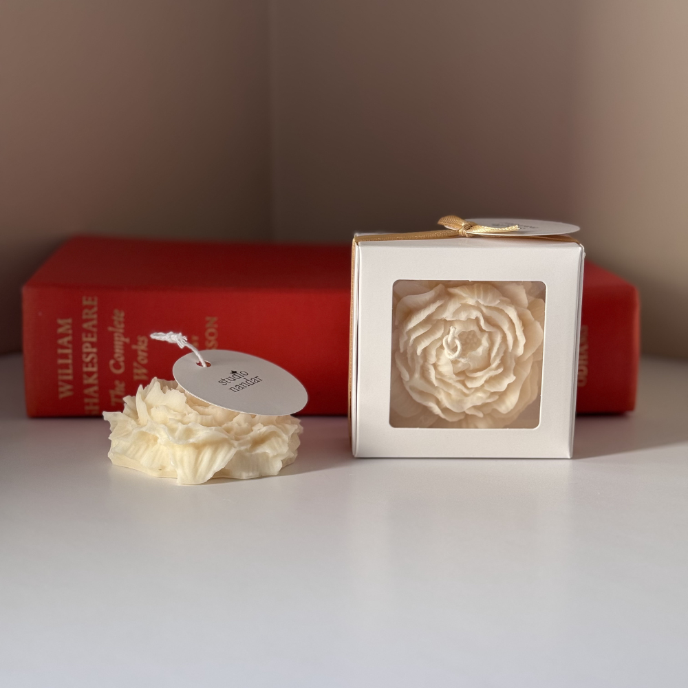 Peony Soy Wax Candle 1