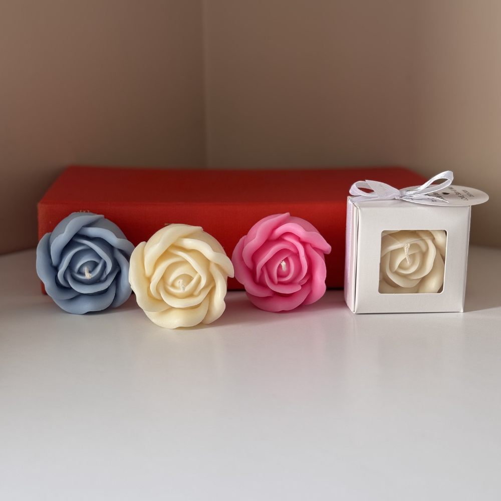 Rose Candle 1